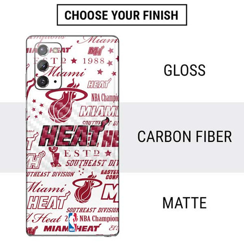 NBA Miami Heat Historic Blast Galaxy Note20 5G Skin